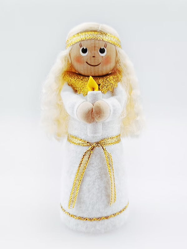 Tärna – Schwedische Weihnachtsfigur in Handarbeit (12 cm)
