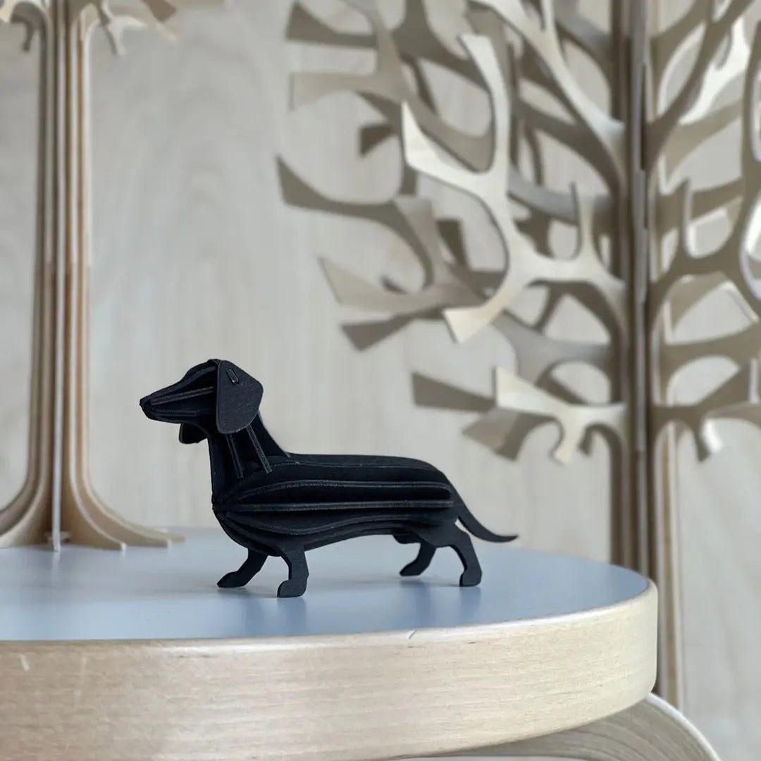 Lovi Dachshund – Black (12 cm)