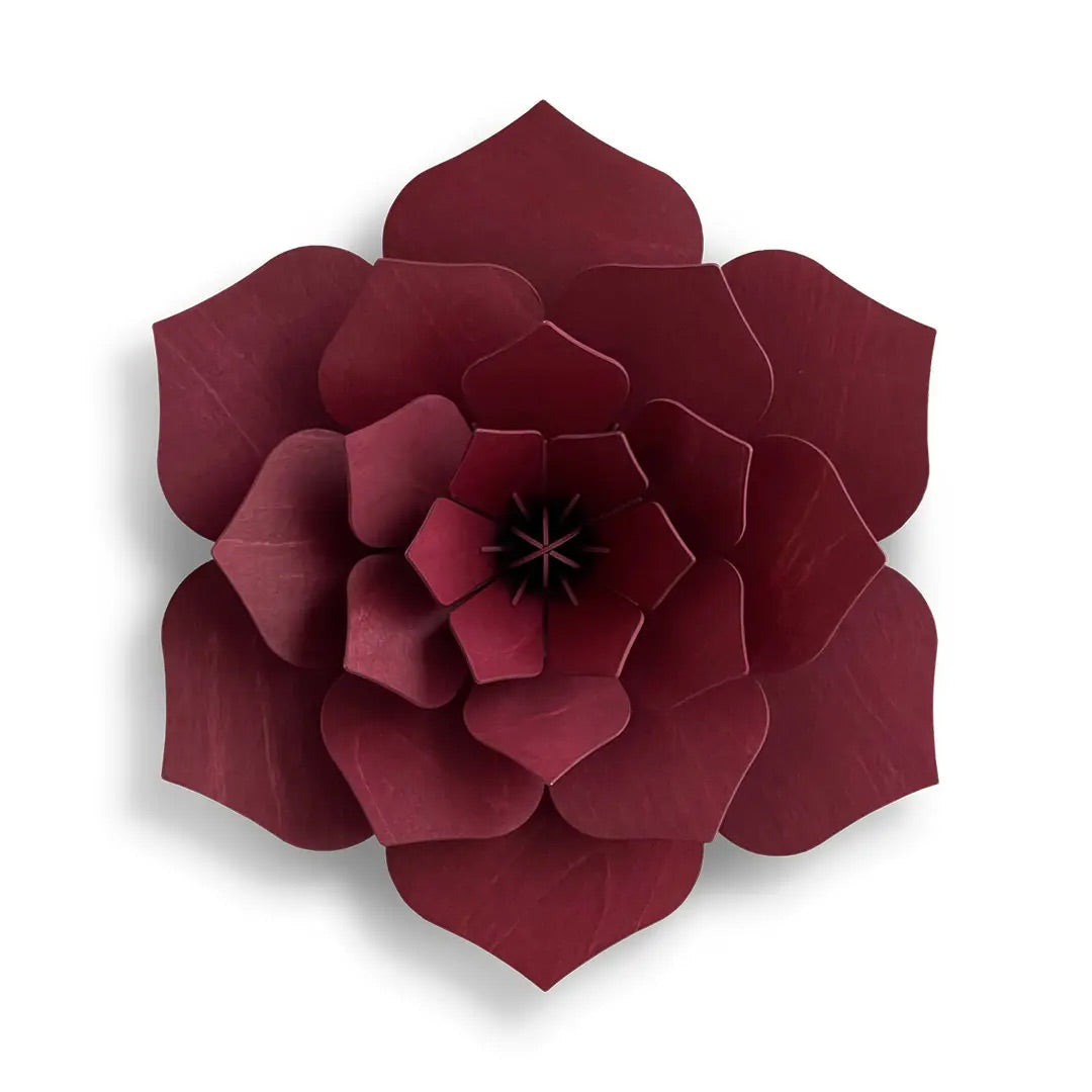 Lovi Decor Flower 15 cm – Farbe Dark Red