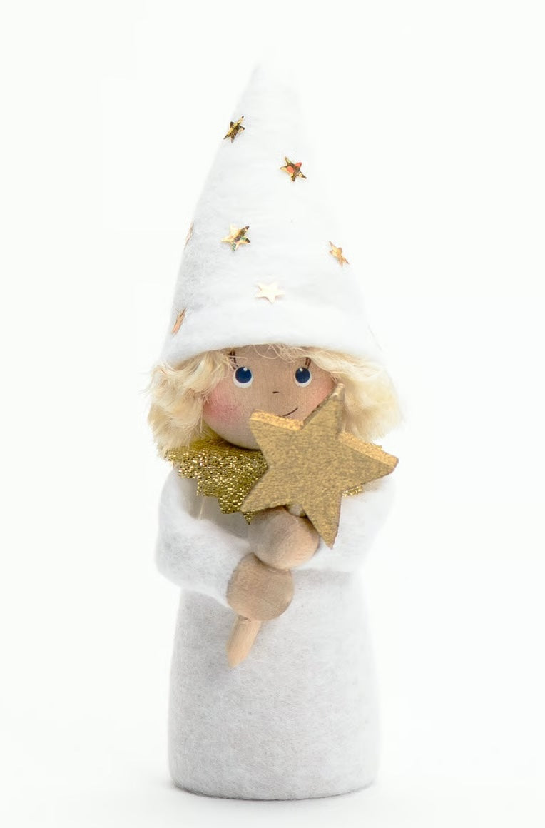 Sternjunge (Stjärngosse) – Schwedische Weihnachtsfigur in Handarbeit (8 cm)