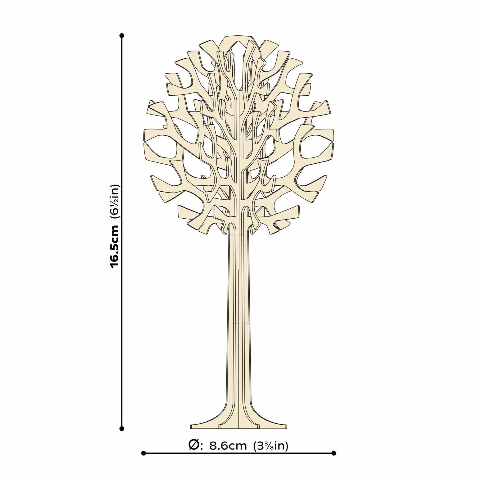 Lovi Tree 16.5 cm – Farbe Pale Green
