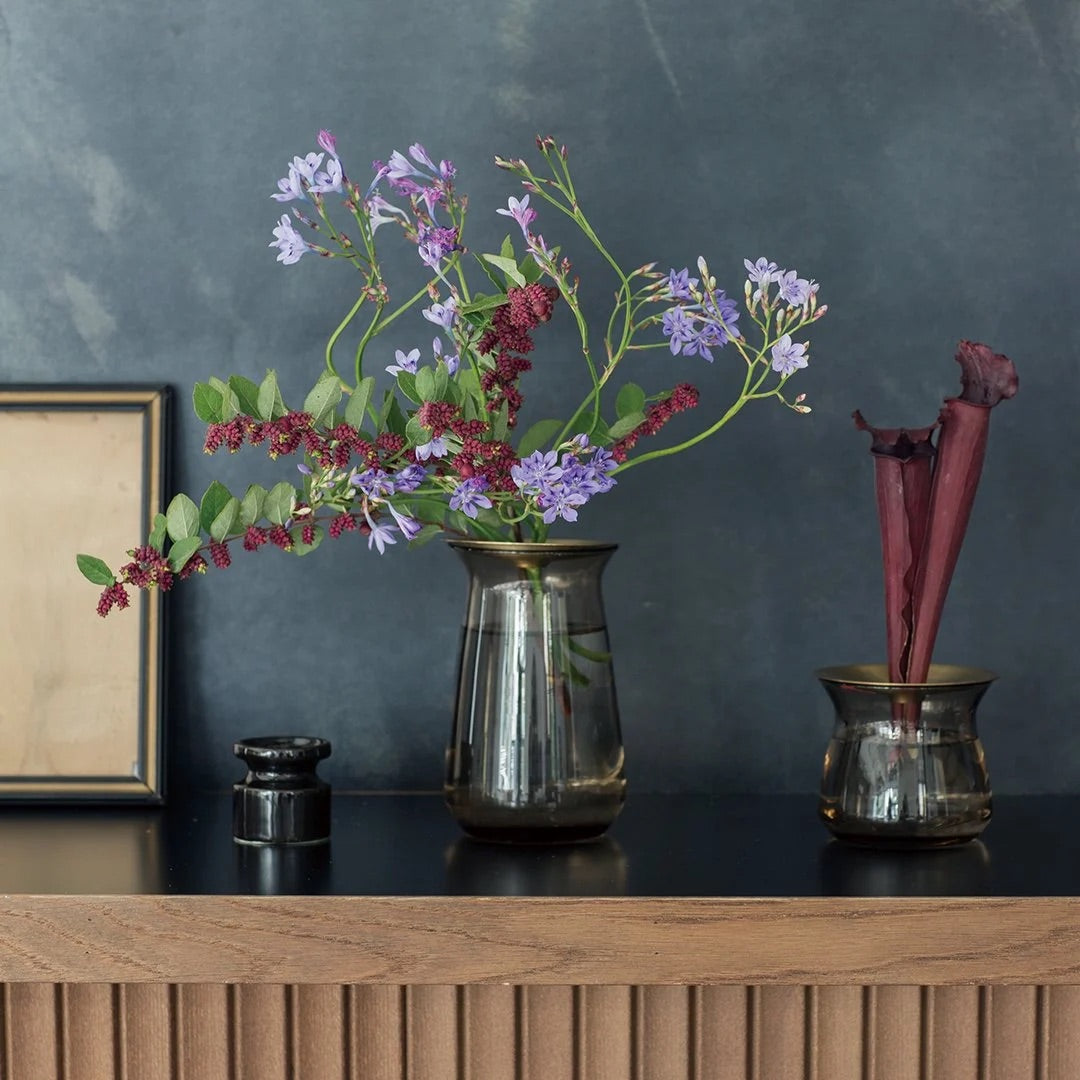 Kinto LUNA Vase 80x130mm | brown