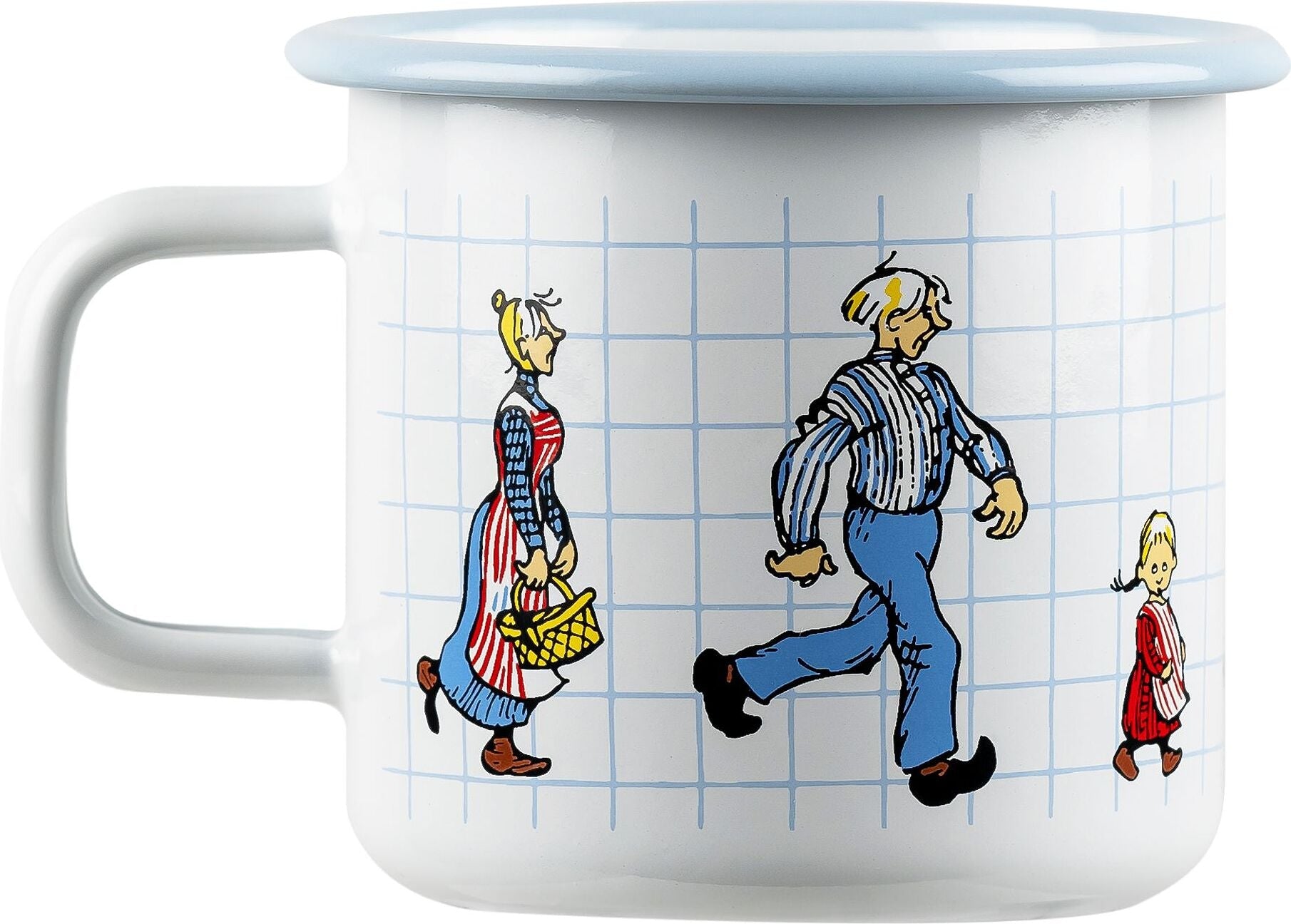 Muurla Emaillebecher Emil aus Småland 'The Katthult Folks' - 370 ml