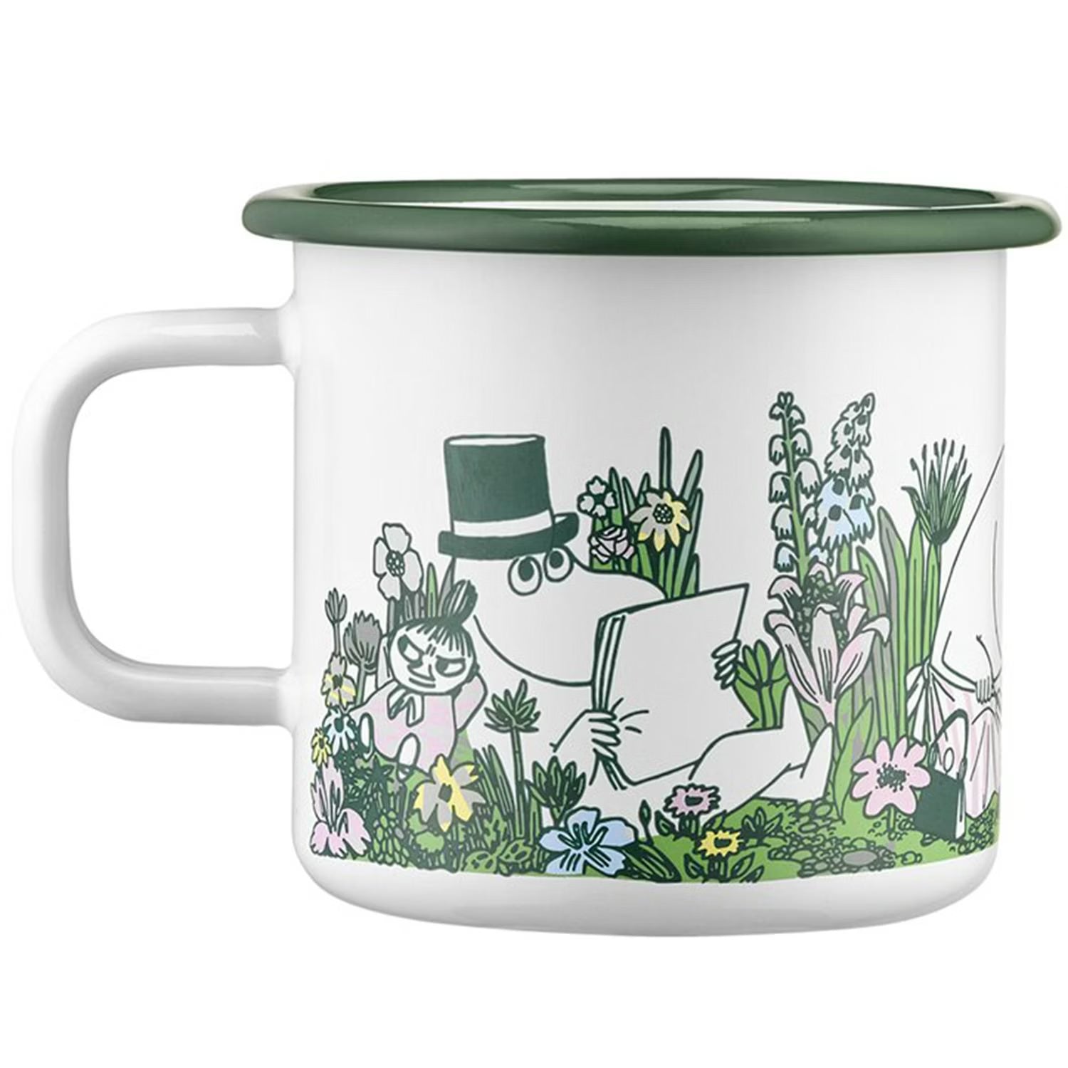 Muurla Moomin Emaillebecher 'In The Garden' - 370 ml