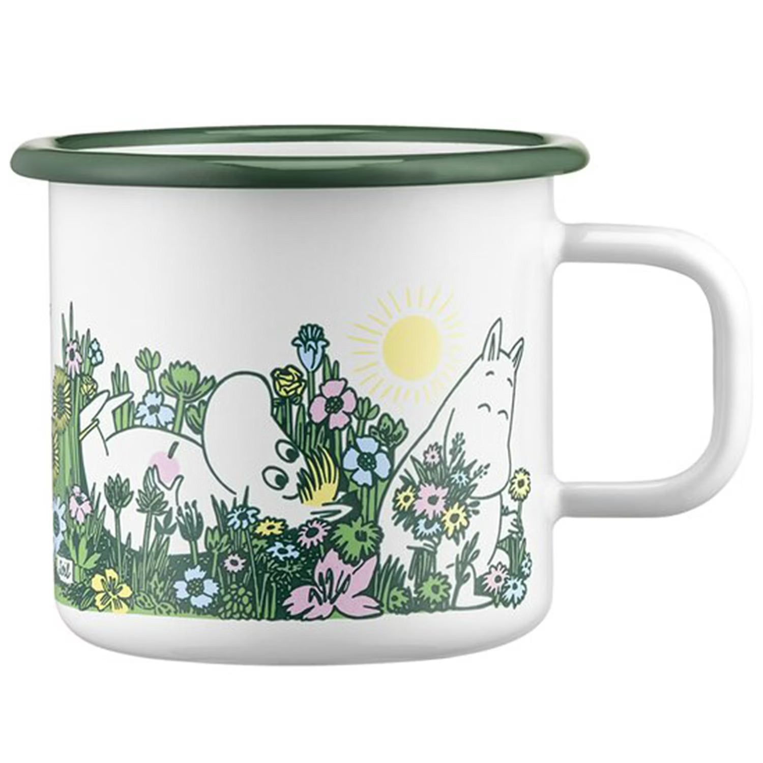 Muurla Moomin Emaillebecher 'In The Garden' - 370 ml