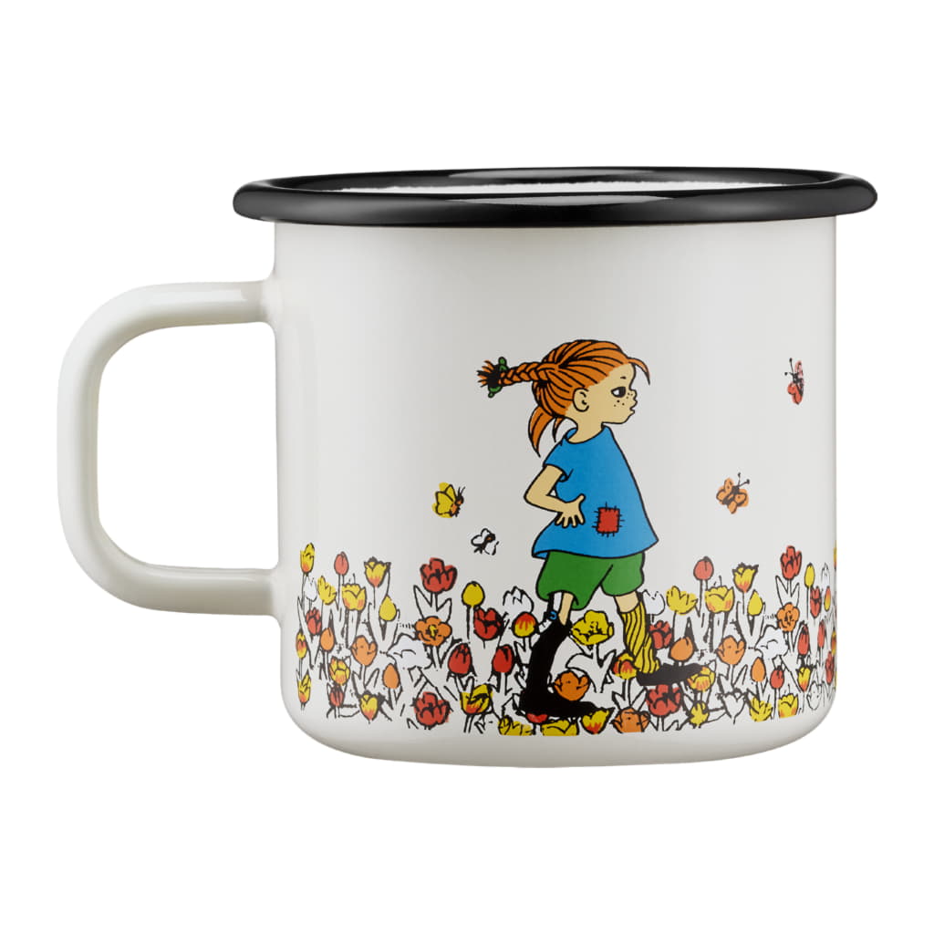 Muurla Emaillebecher 'Be More Pippi' - 370 ml
