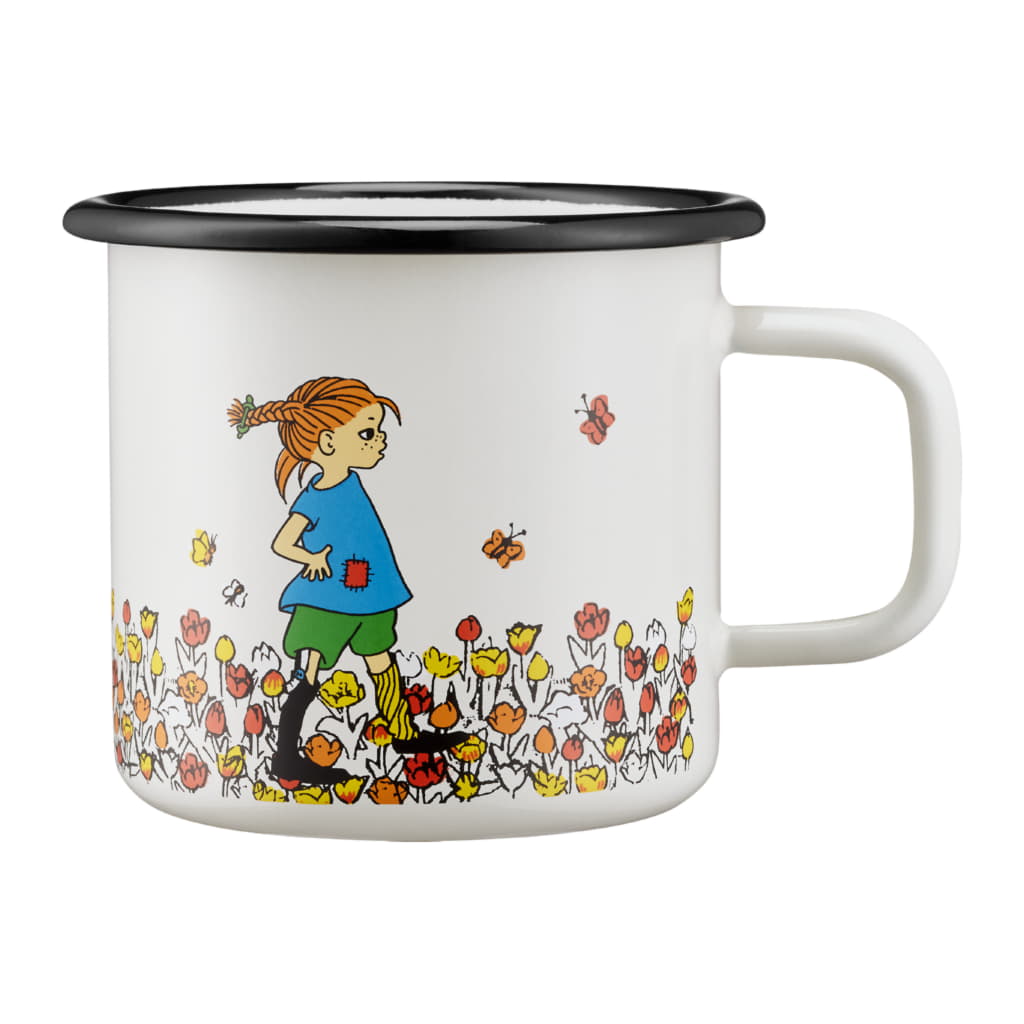 Muurla Emaillebecher 'Be More Pippi' - 370 ml