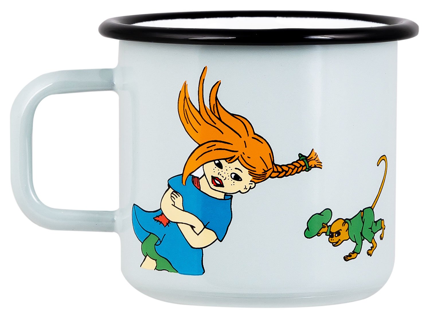 Muurla Emaillebecher Pippi Langstrumpf - 370 ml
