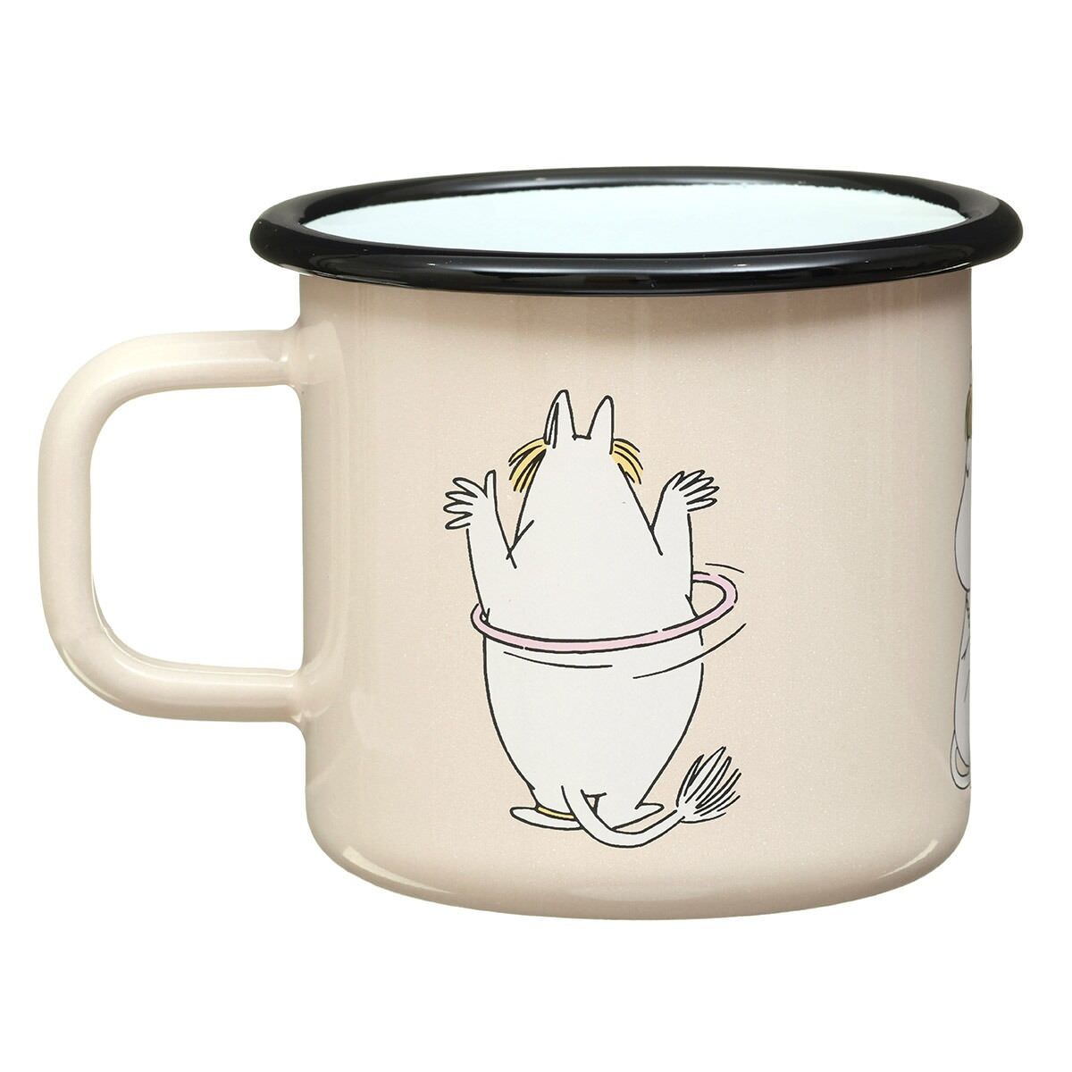 Muurla Moomin Emaillebecher 'Snorkmaiden' - 370 ml