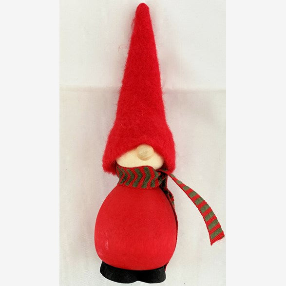 Tomte Alrik – Weihnachtsfigur in Rot & Grün | 12 cm