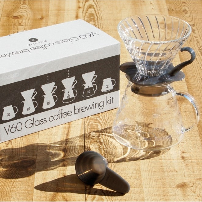 Hario V60 Glass Coffee Brewing Kit commercial Hario