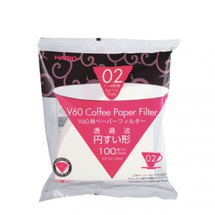 Hario Paper Filter White I Japan I 100 Stück für 02 Dripper commercial Hario