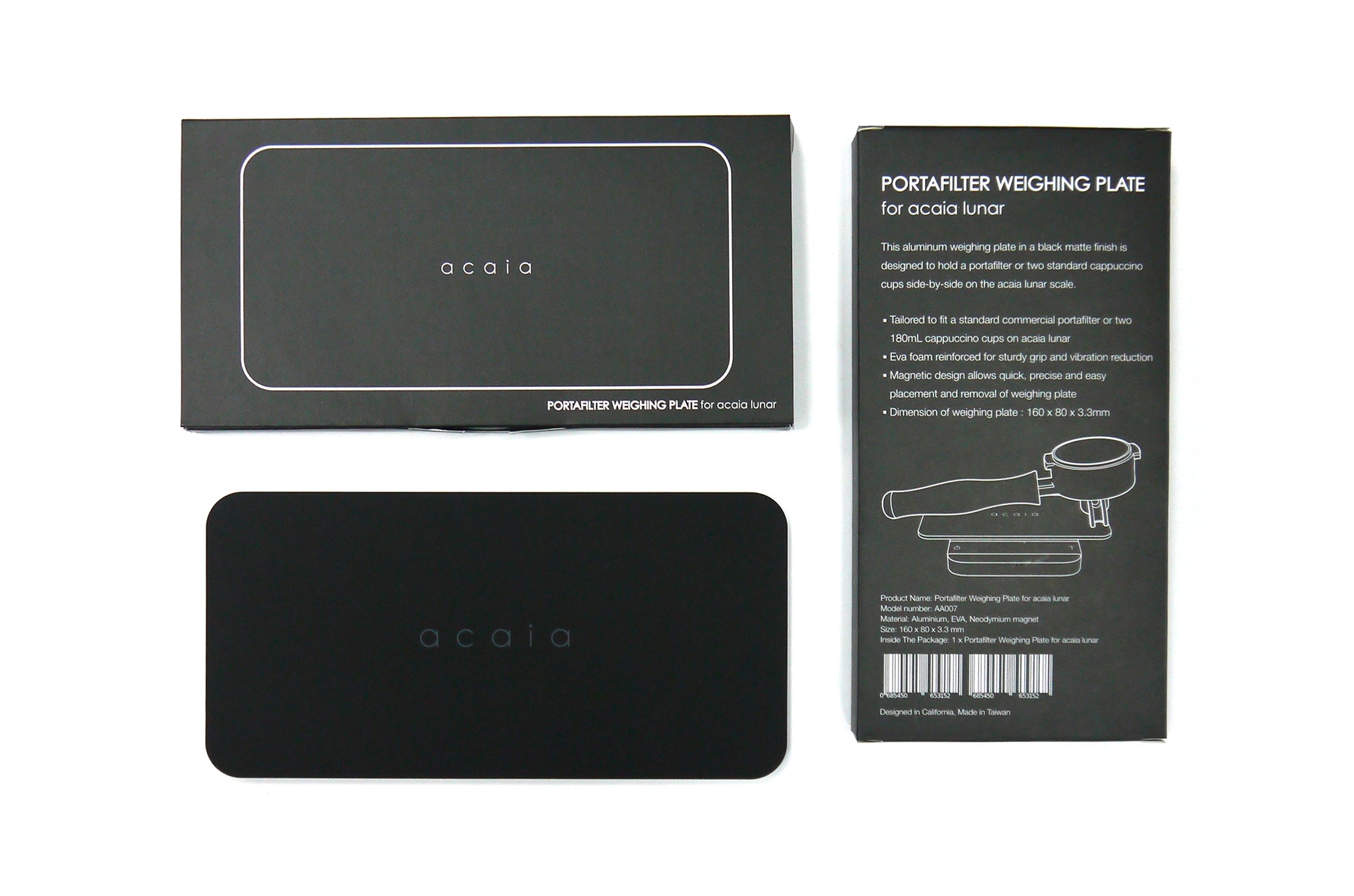 acaia Lunar Portafilter Weighing Plate commercial acaia