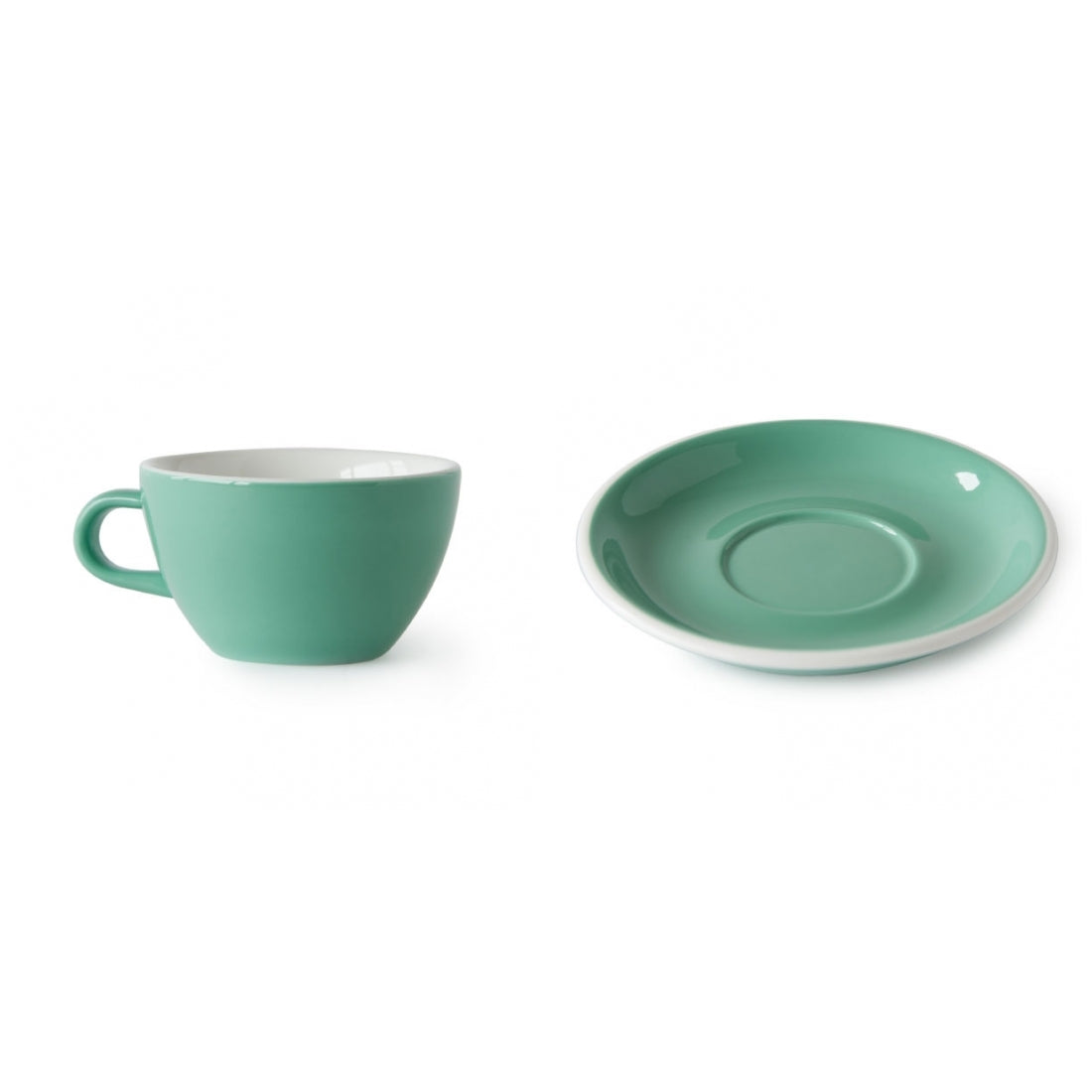 ACME Latte Cup Evolution & Saucer I 280ml & 15cm I Feijoa commercial ACME & Co.