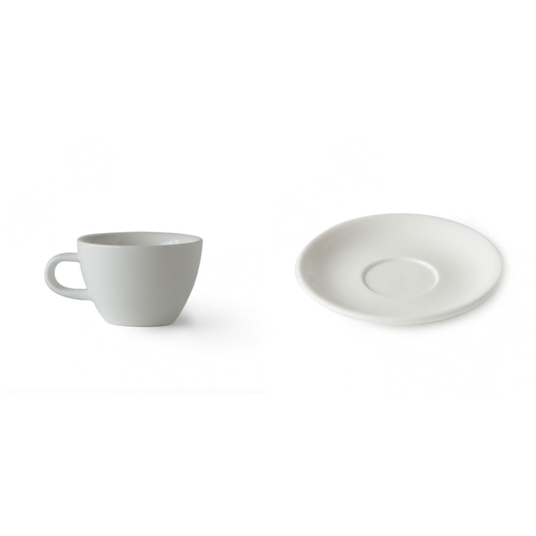 ACME Flat White Cup Evolution & Saucer I 150ml & 14cm I Milk commercial ACME & Co.