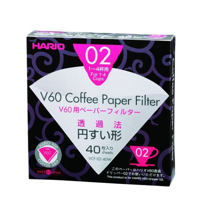 Hario Paper Filter White I Japan I 40 Stück commercial Hario