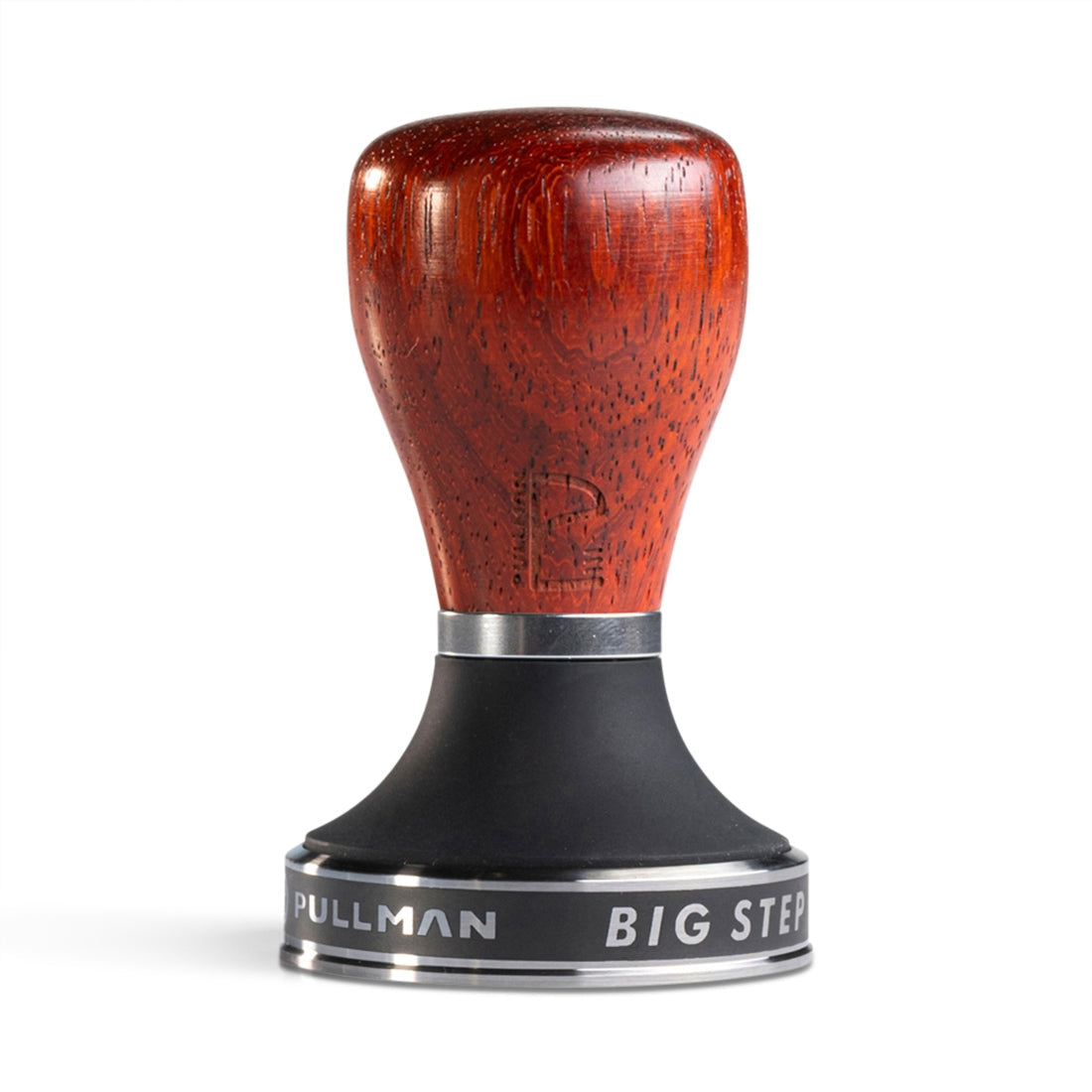 Tamper BigStep I African Padouk commercial Pullman Espresso Accessories