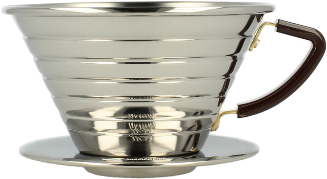 Kalita Wave 185 Stainless Steel Dripper commercial Kalita 