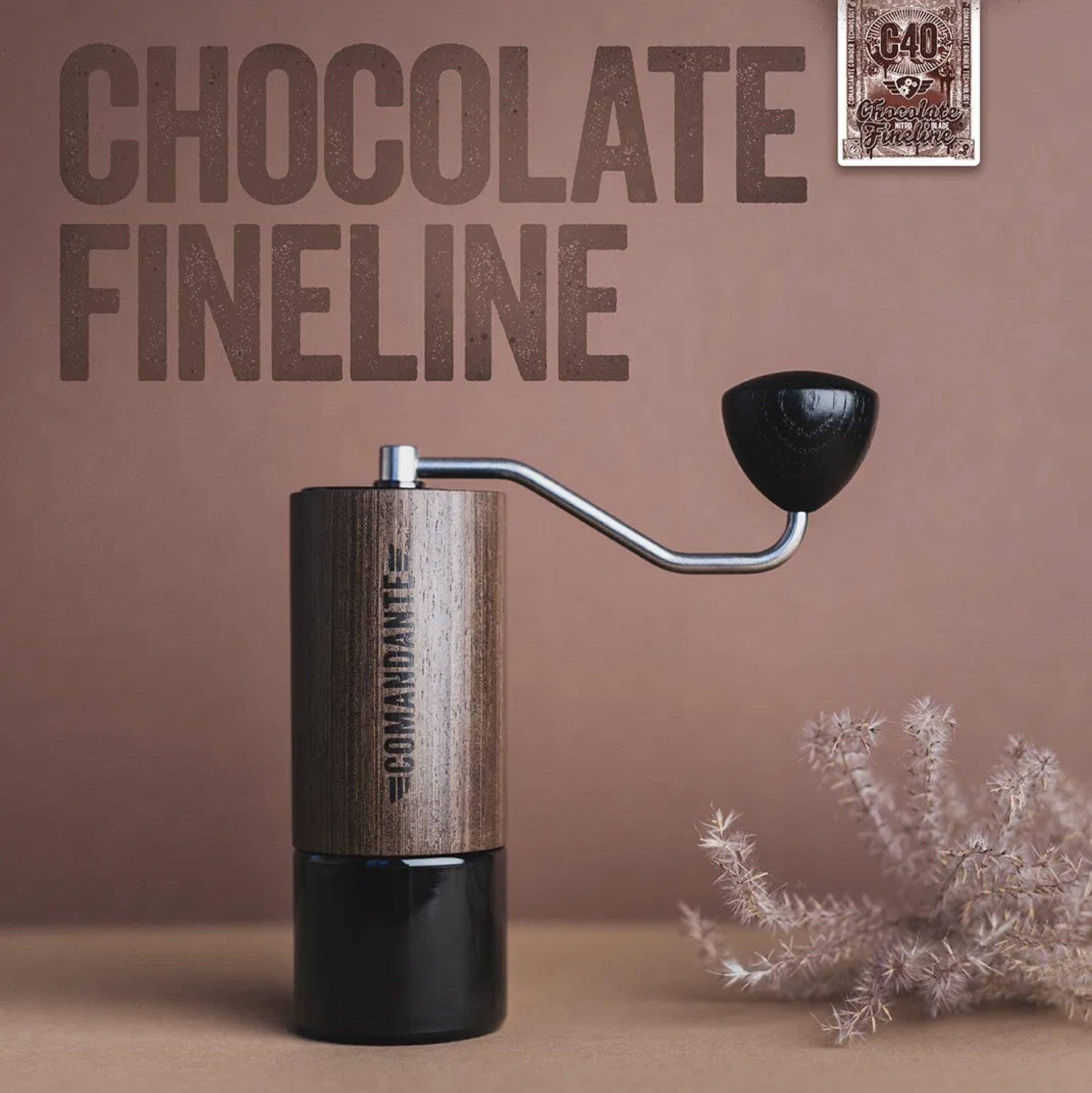 Comandante C40 MK4 Nitro Blade I Chocolate Fineline commercial Comandante