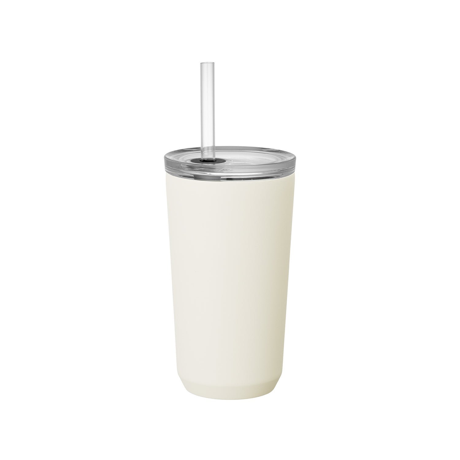 Kinto To Go Tumbler mit Strohhalm - 480 ml - White