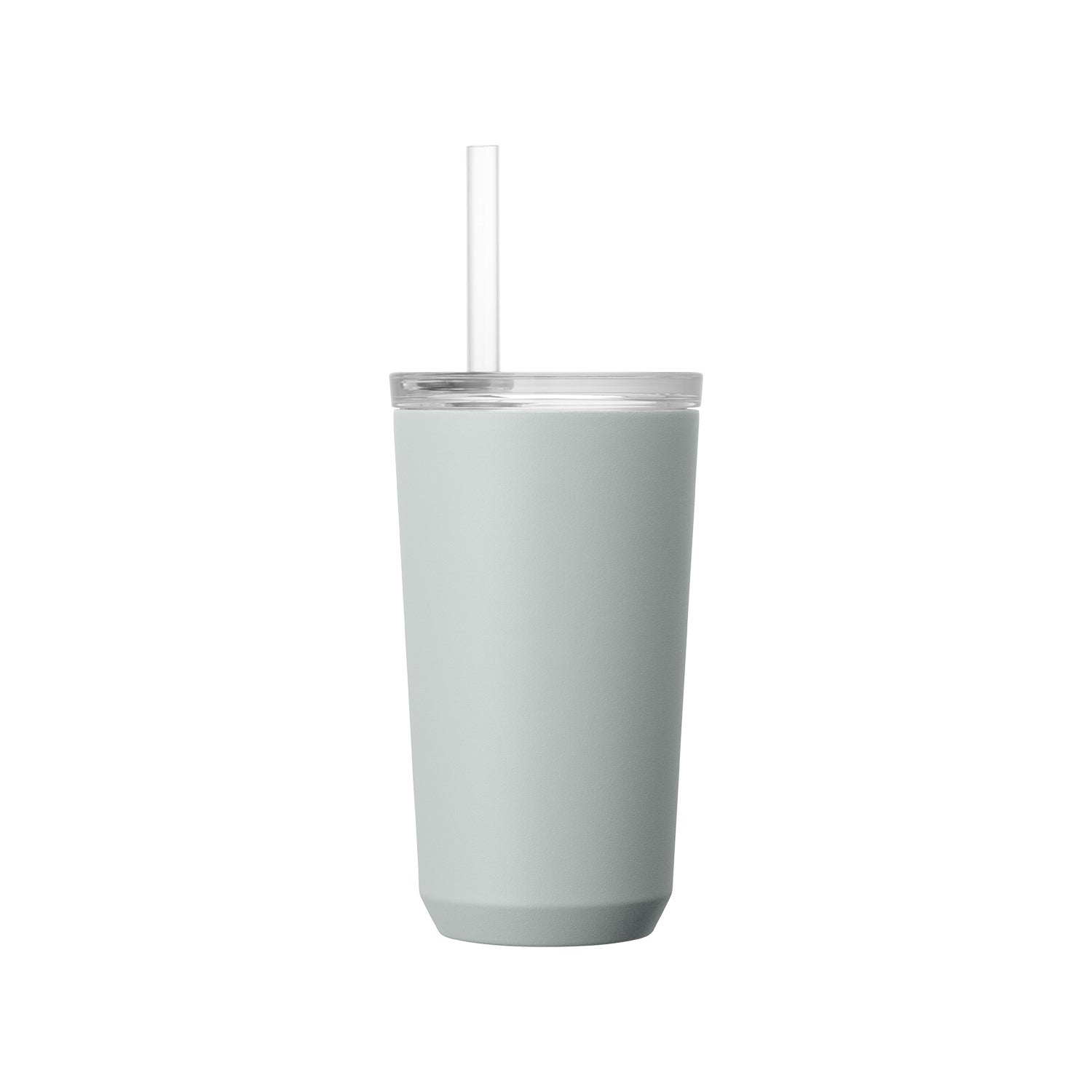Kinto To Go Tumbler mit Strohhalm - 480 ml - Ice Grey