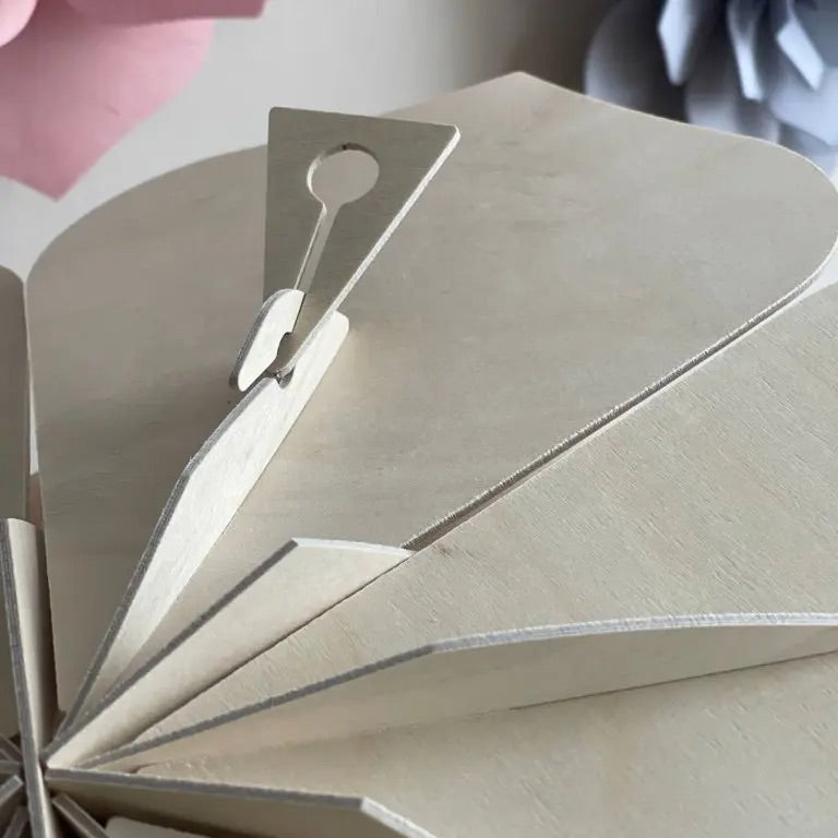 Lovi Decor Flower 15 cm – Farbe Translucent White