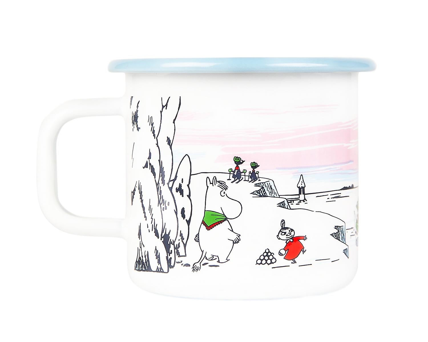 Muurla Moomin Emaillebecher 'Winter' - 370 ml