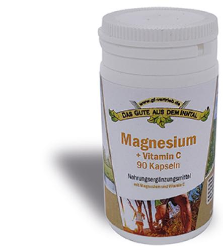 Magnesium + Vitamin C - 90 Kapseln
