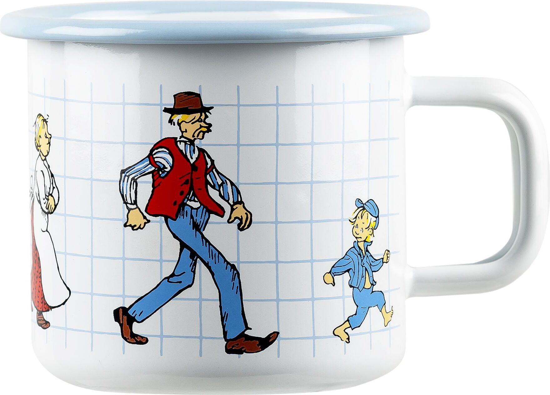 Muurla Emaillebecher Emil aus Småland 'The Katthult Folks' - 370 ml