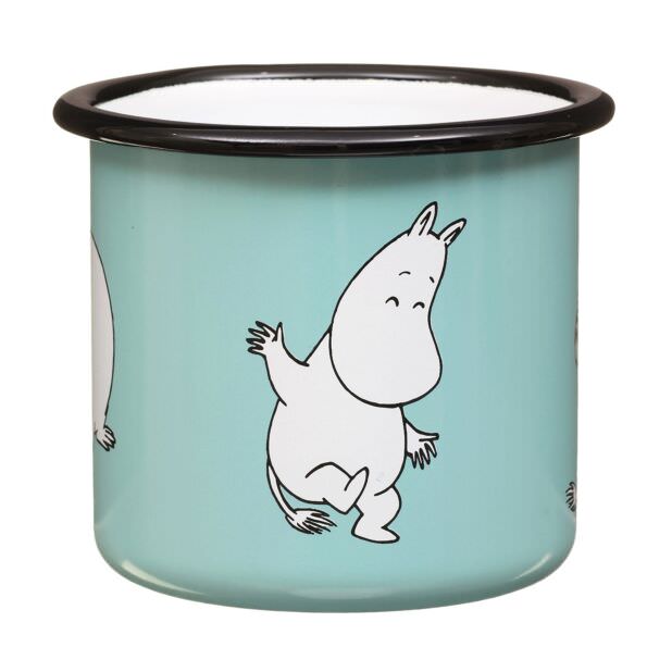 Muurla Moomin Emaillebecher 'Muumipeikko' - 370 ml