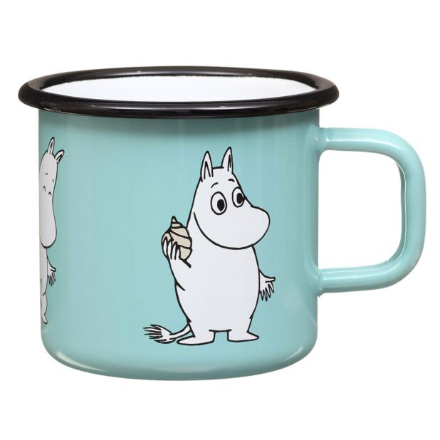 Muurla Moomin Emaillebecher 'Muumipeikko' - 370 ml
