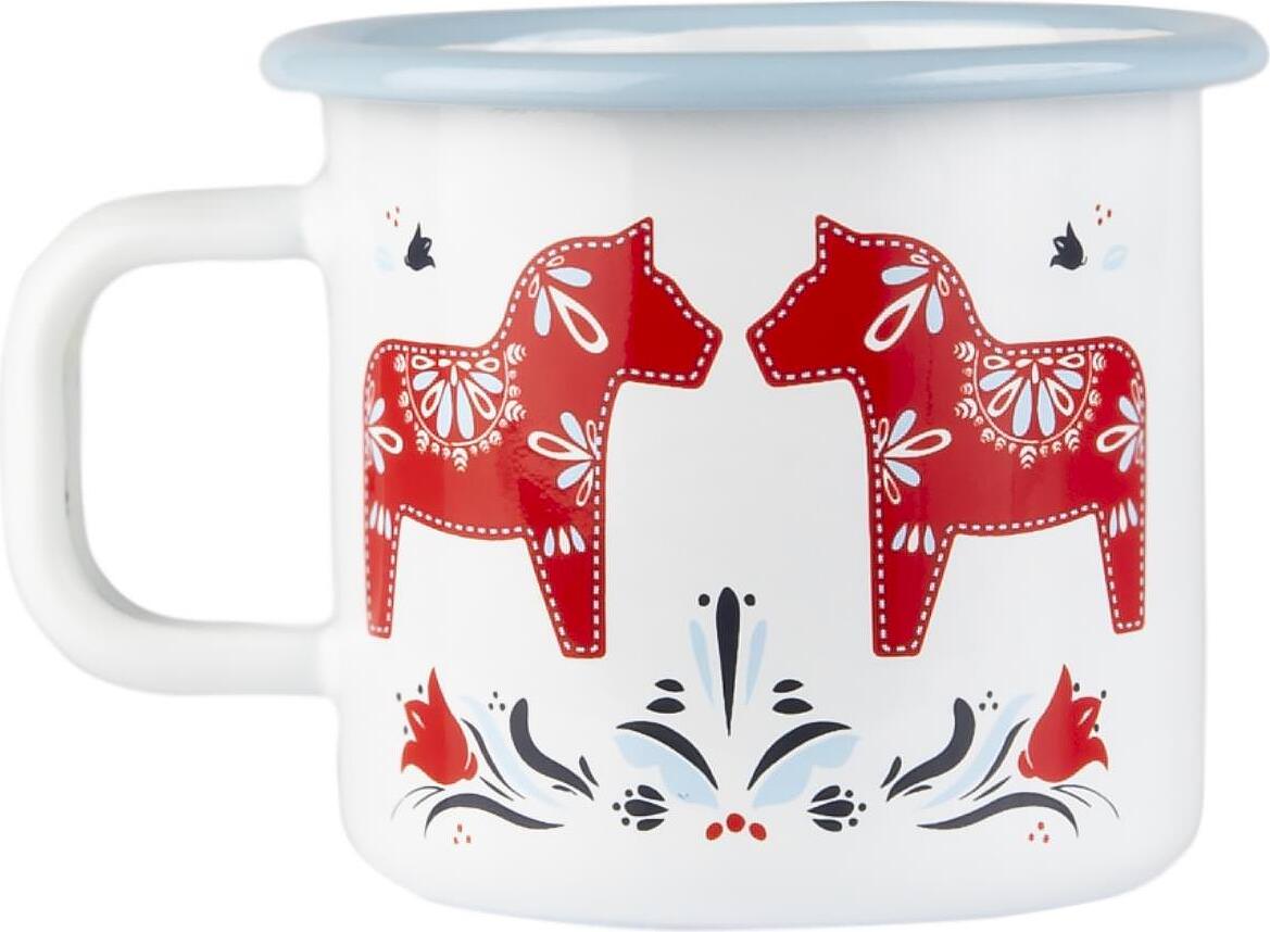 Muurla Emaillebecher Dalapferd - 370 ml