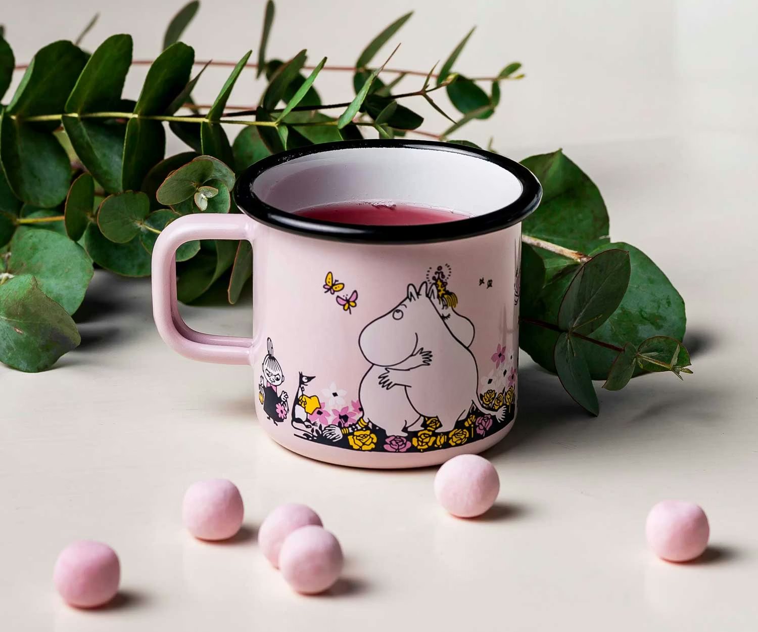 Muurla Moomin Emaillebecher 'Hug' - 370 ml