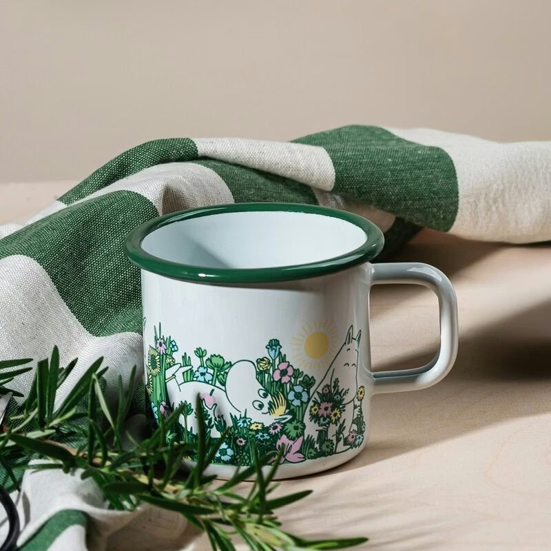 Muurla Moomin Emaillebecher 'In The Garden' - 370 ml