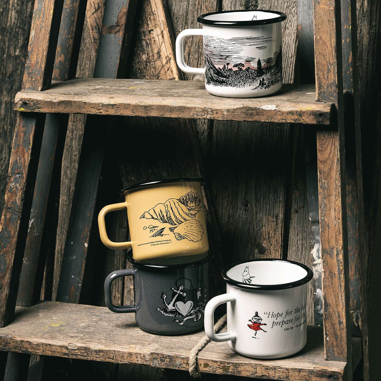 Muurla Emaillebecher Anchor Mug - 370 ml