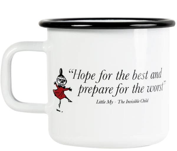 Muurla Moomin Emaillebecher 'Little My' - 370 ml