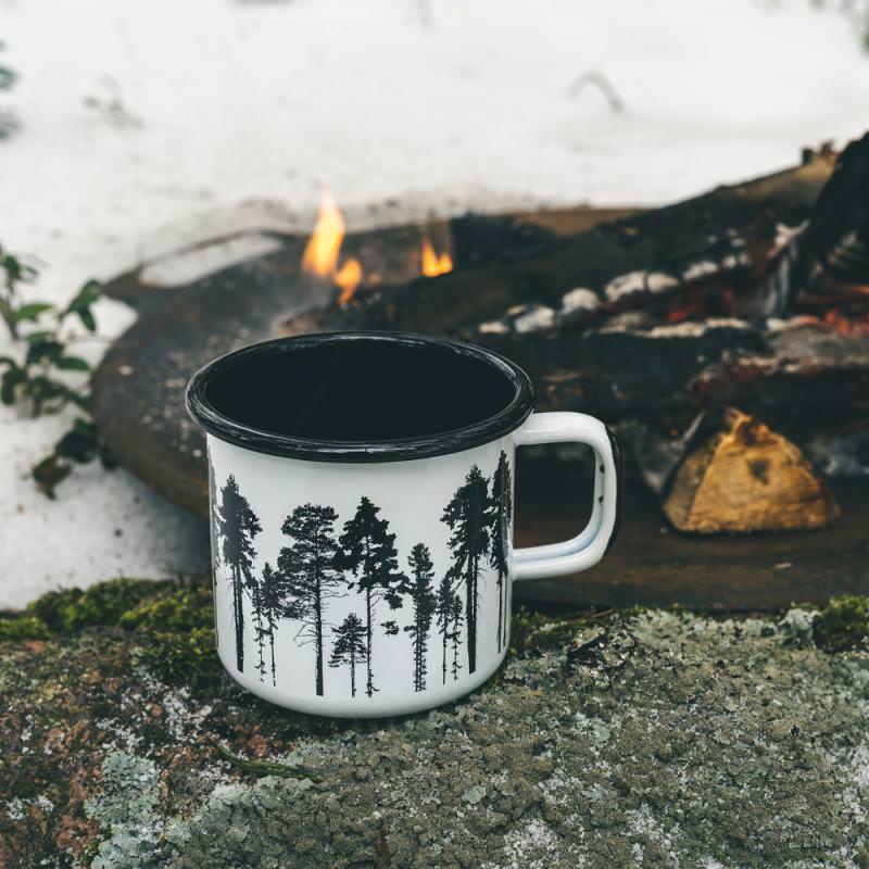 Muurla Emaillebecher The Forest - 370 ml