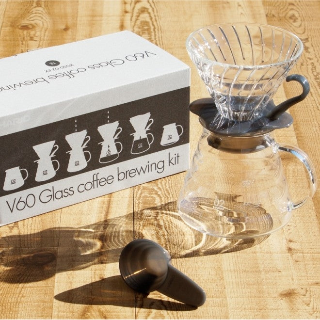 Hario V60 Glass Coffee Brewing Kit commercial Hario 