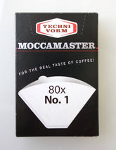 Moccamaster Kaffeefilter Cup One weiß Nr. 1 commercial Technivorm BV 