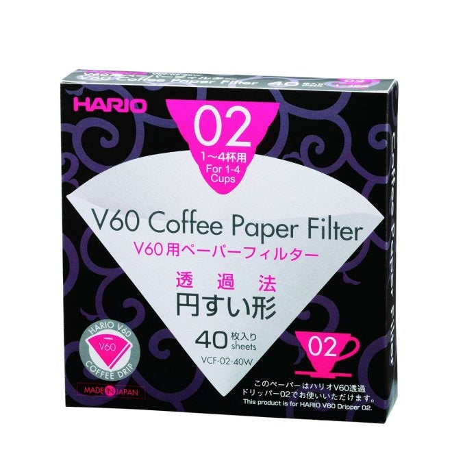 Hario Paper Filter White I Japan I 40 Stück commercial Hario 