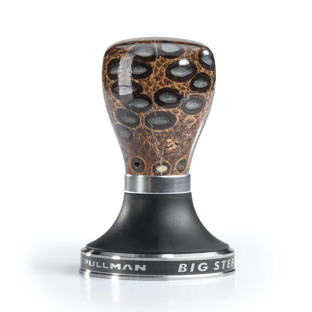 Tamper BigStep LITE I Banksia Pine & Resin I Silver commercial Pullman Espresso Accessories 