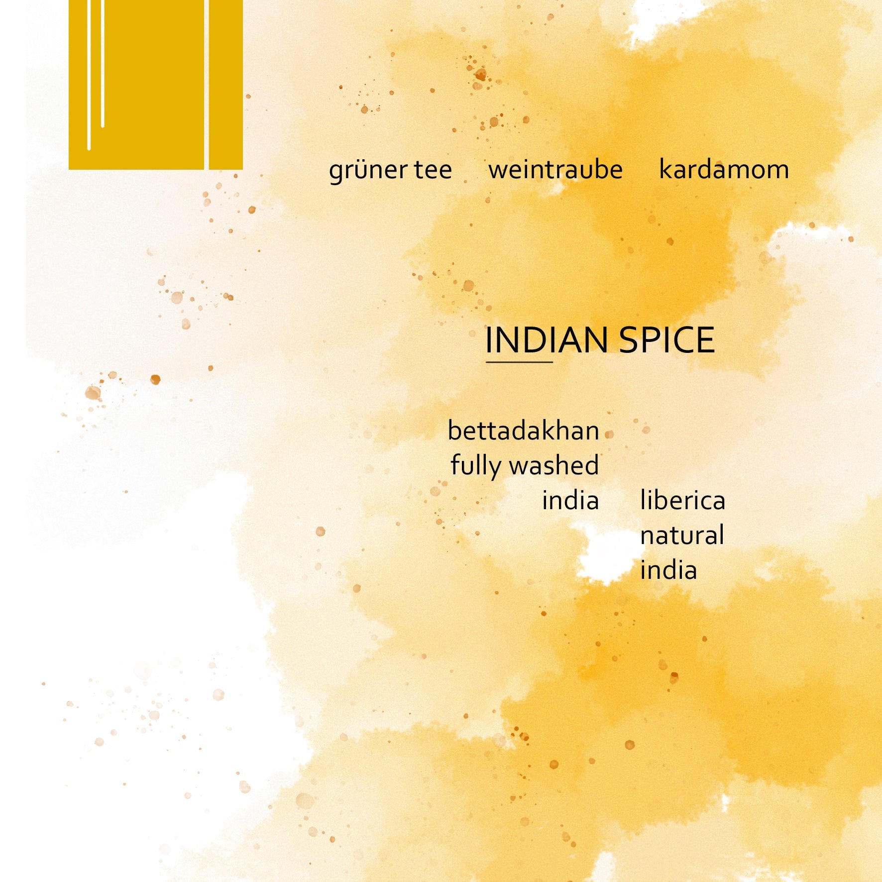 Photo of Indian Spice – Indien – Fully Washed & Natural